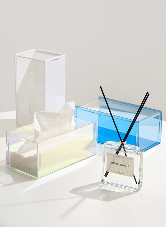 Glare Acrylic Paper Tissue Box Nordic Symphony Minimalist Pearly Luster Tissue Box