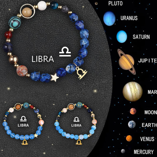 Twelve Zodiac Crystal Bracelets